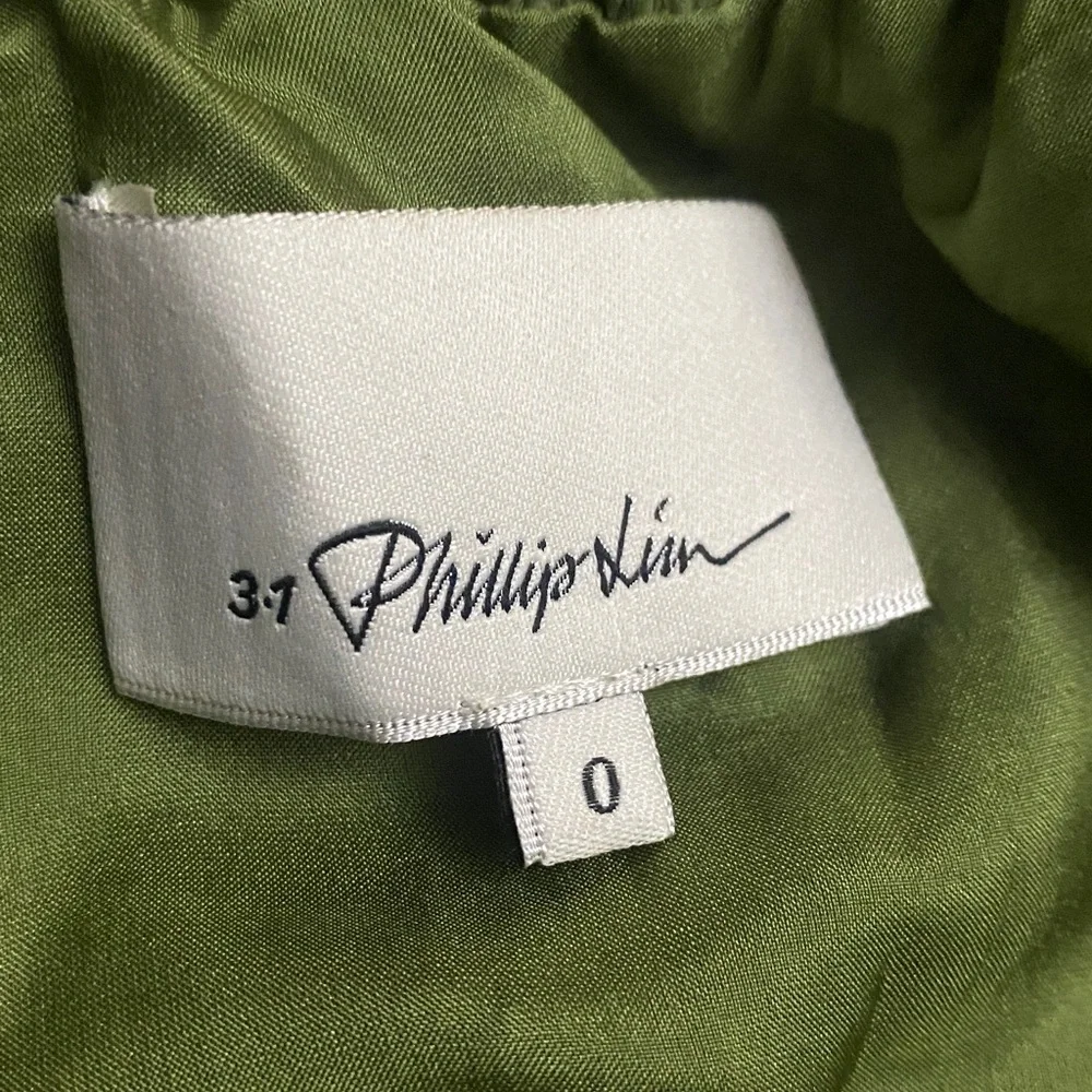 3.1 Phillip Lim Olive LambLeather Pencil Skirt - Picture 4 of 5